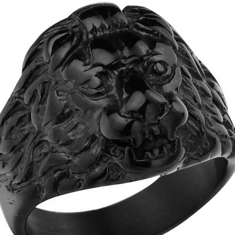 Bague Chevalière Homme Tête de Lion