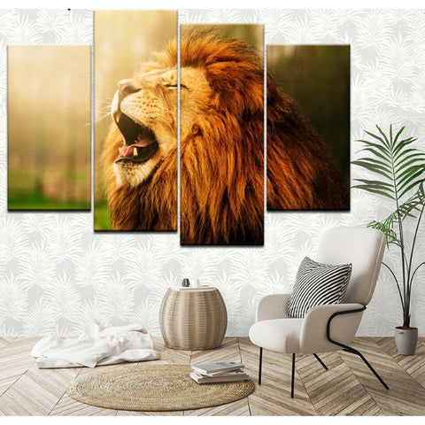Tableau Lion Élégance photo animaux couleur