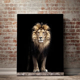 Tableau Abstrait Lion décor de mur lion