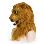 Masque de tête de lion.