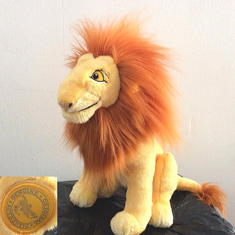 Peluche Mufasa roi lion grande taille.