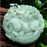 pendentif lion jade chinois