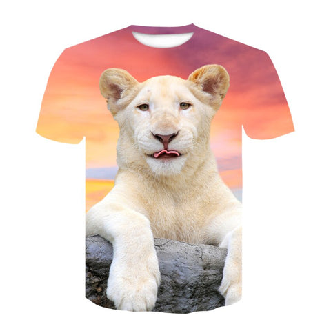 T-Shirt Femme Lion