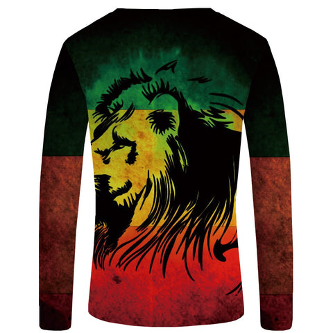 t shirt lion rasta