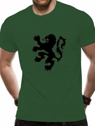 T-Shirt Lion Vert Pays-Bas