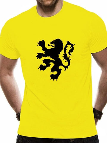 T-Shirt Lion Jaune Pays-Bas