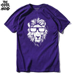 T-Shirt Lion Cool Violet