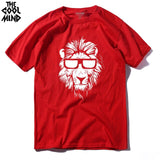 T-Shirt Lion Cool Rouge