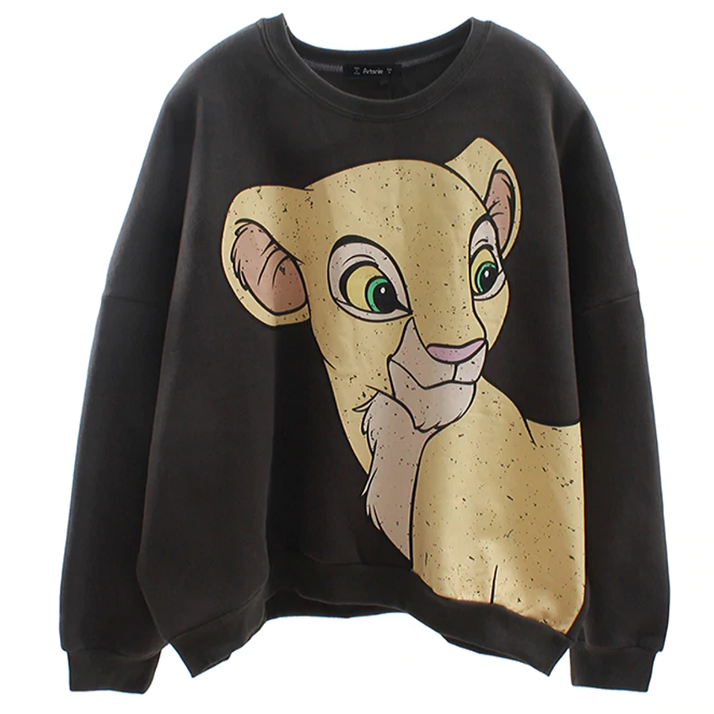 Pull le roi fashion lion fille