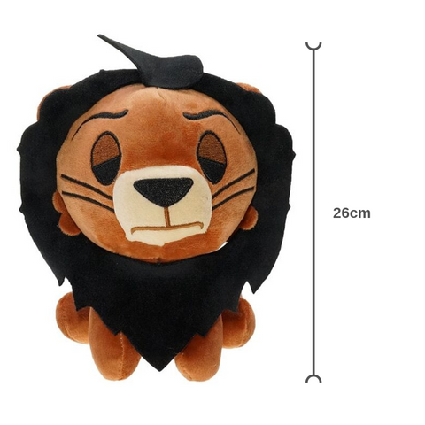 Peluche Scar du roi lion 30cm.
