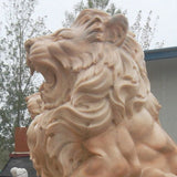 statue-lion-de-gauche