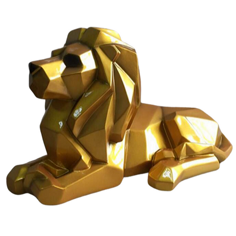 Statuette Lion or.