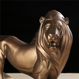 Statuette lion décoration intérieur