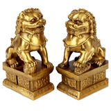 Statuette lion chinois.