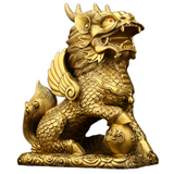 Statue lion chinois