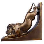 Statuette en bronze lion