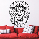 Sticker mural lion.
