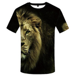 T shirt lion noir.