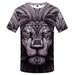 T-shirt lion maori.