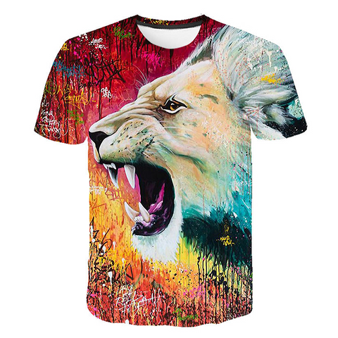 T-shirt lion Neo Two