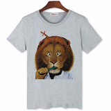 T-shirt lion coton.