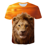 T-Shirt Roi Lion Mufasa Orange | Lion Royaume