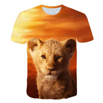 T-Shirt Roi Lion Simba Orange | Lion Royaume