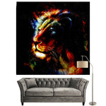 Tableau Lion Coloré | Lion Royaume