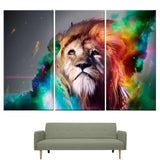 Tableau Lion Coloris