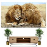 Tableau Lion Couleur Jumeaux | Lion Royaume