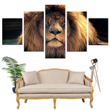 Tableau Multi Panneaux Lion | Lion Royaume