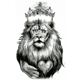 Tatouage Éphémère Lion King