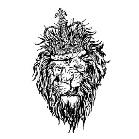 Tatouage Éphémère Lion Malin