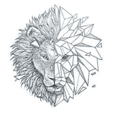 Tatouage Éphémère Lion Iceberg