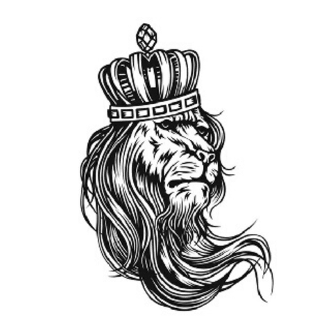 Tatouage Éphémère Lion Le Roi
