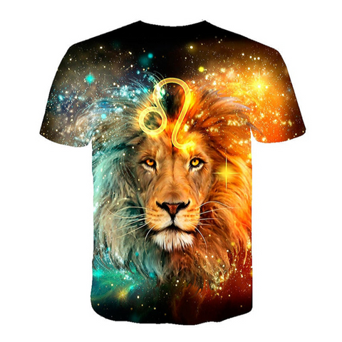 Sigen astro du lion sur t-shirt.