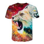 Tee-shirt lion homme Neo Two.