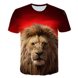 T-Shirt Roi Lion Mufasa Rouge | Lion Royaume