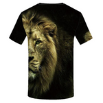 Tête de lion t-shirt homme.