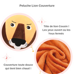 Description peluche lion couverture