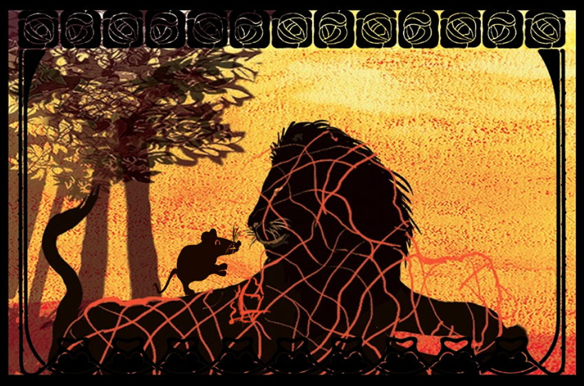 Le lion et le rat.