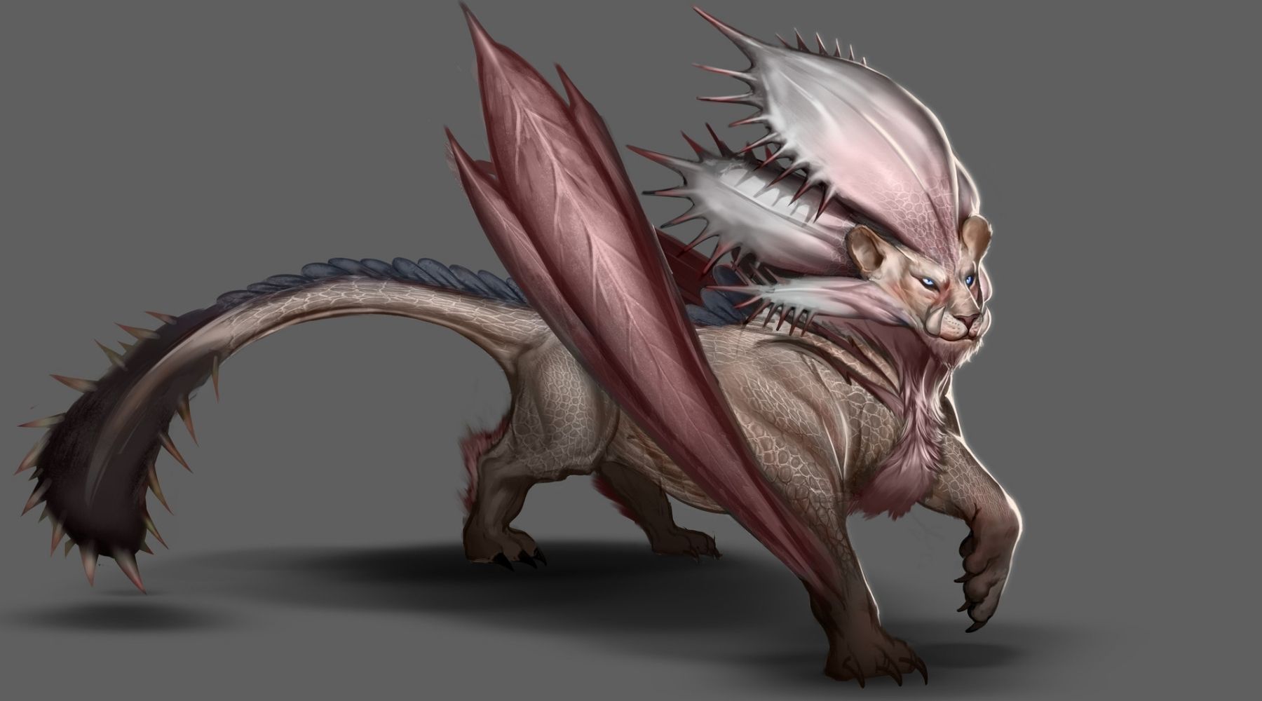 lion dragon anime
