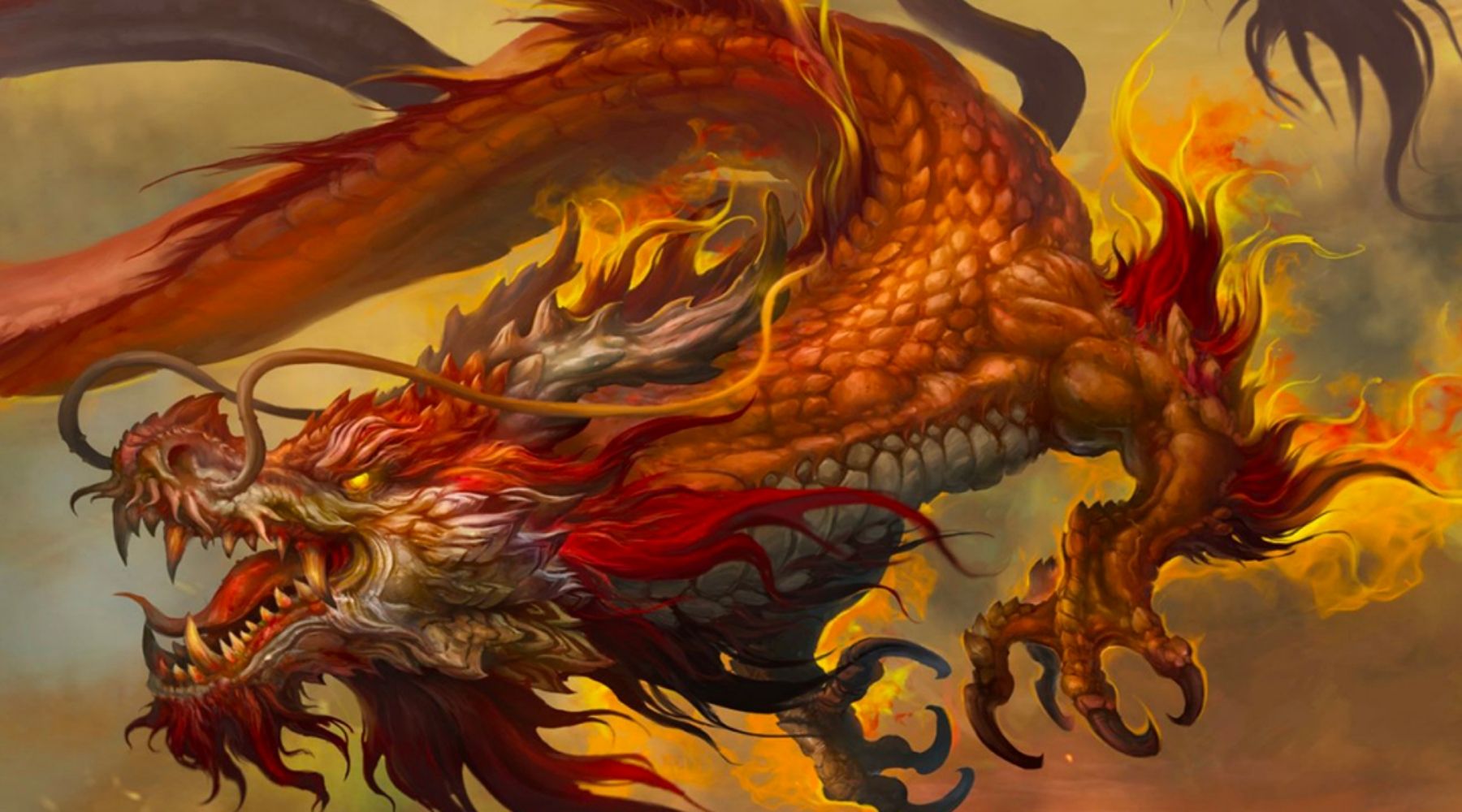 lion dragon dessin