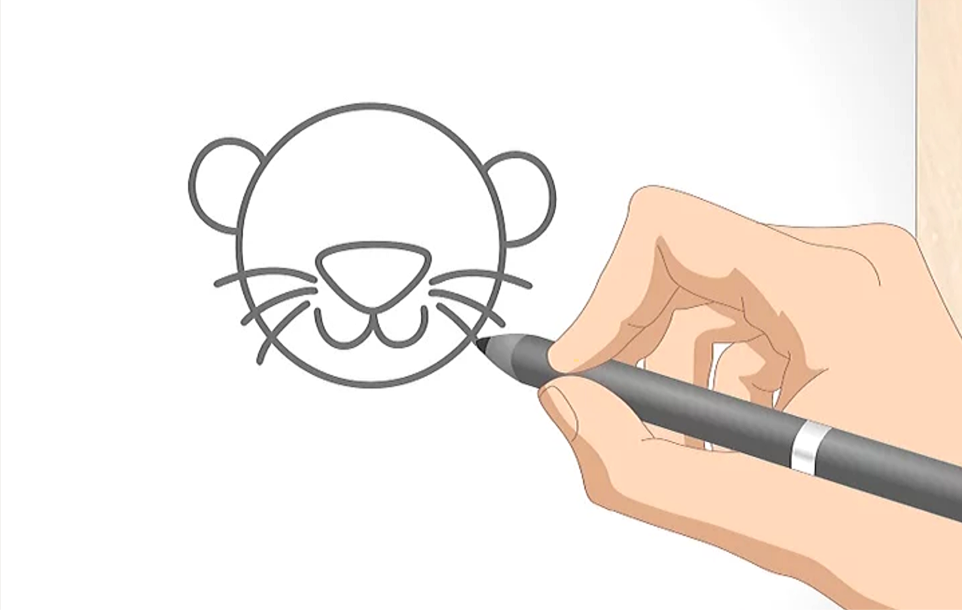 Dessiner un lion.