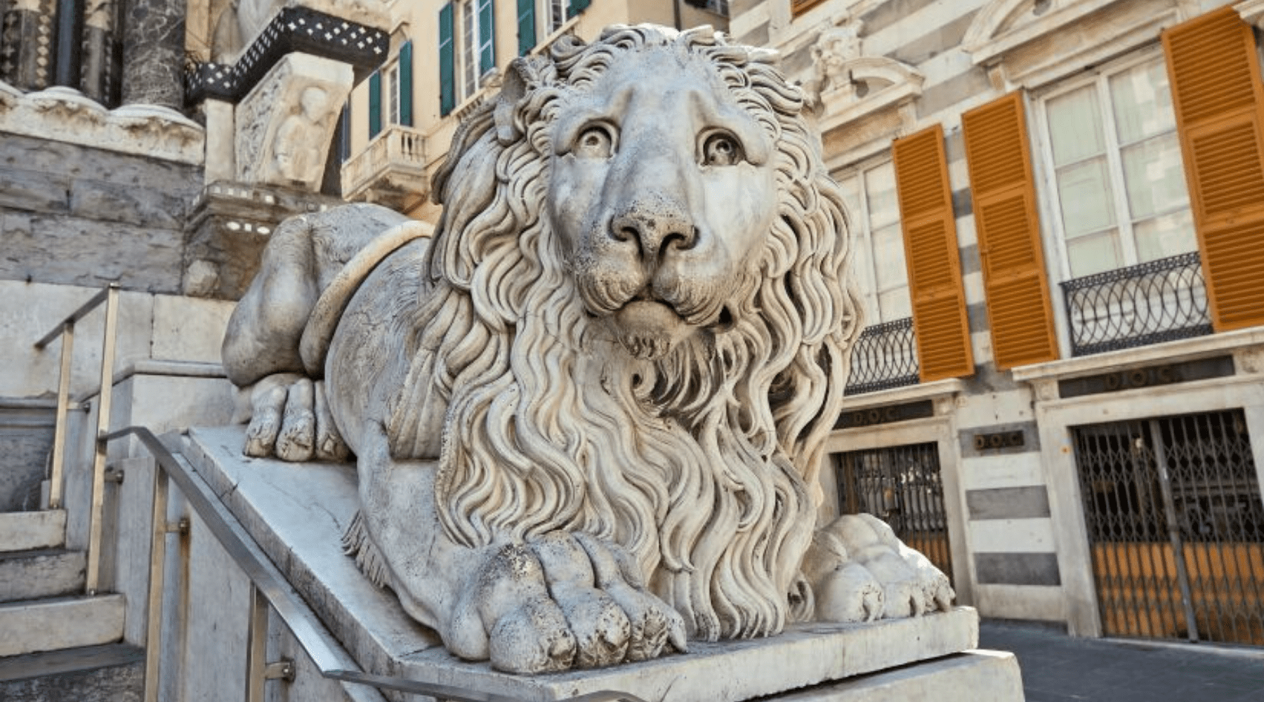 Lion cathédrale Saint-Laurent.