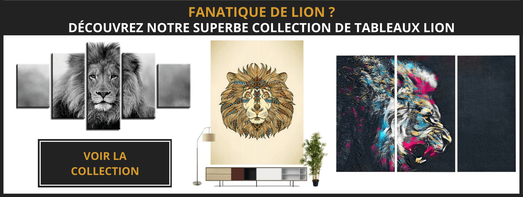 Tableau de lion