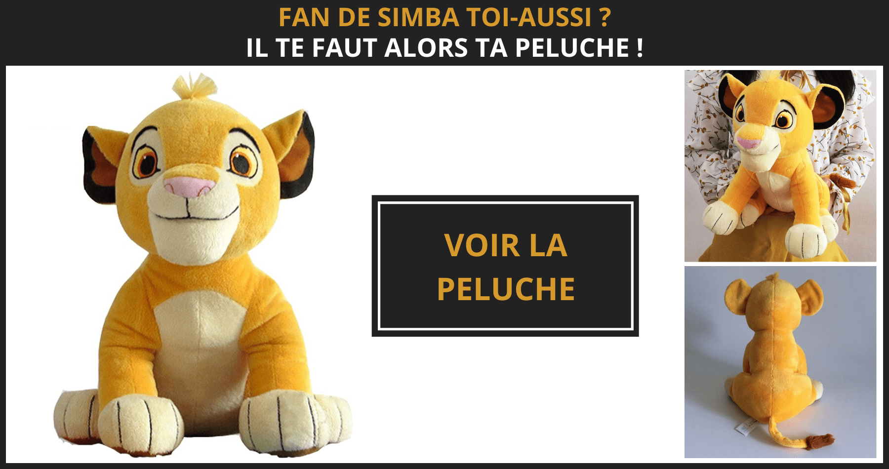 peluche simba roi lion