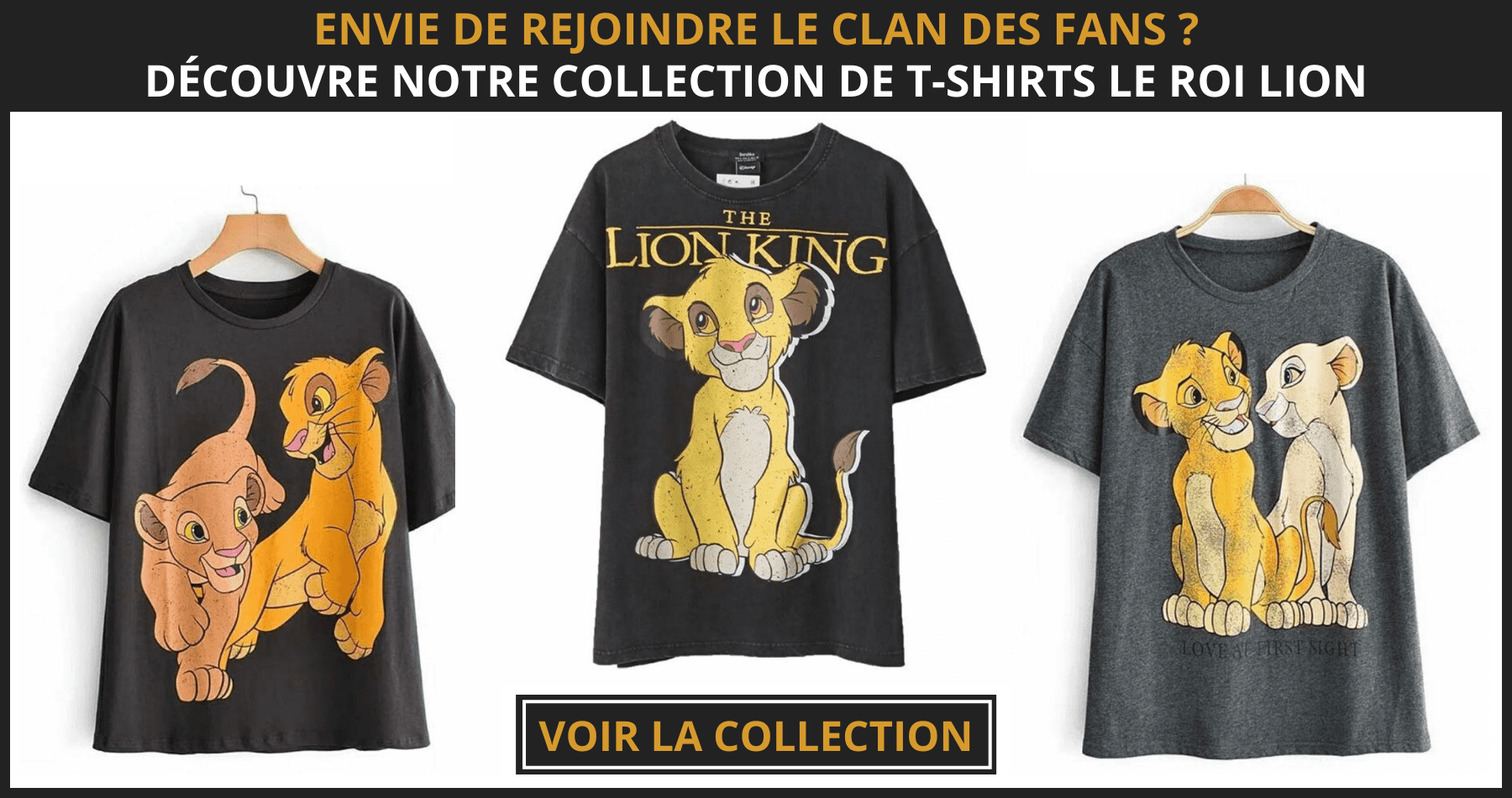 t shirt le roi lion