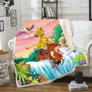 Couverture Polaire Le Roi Lion Pumbaa