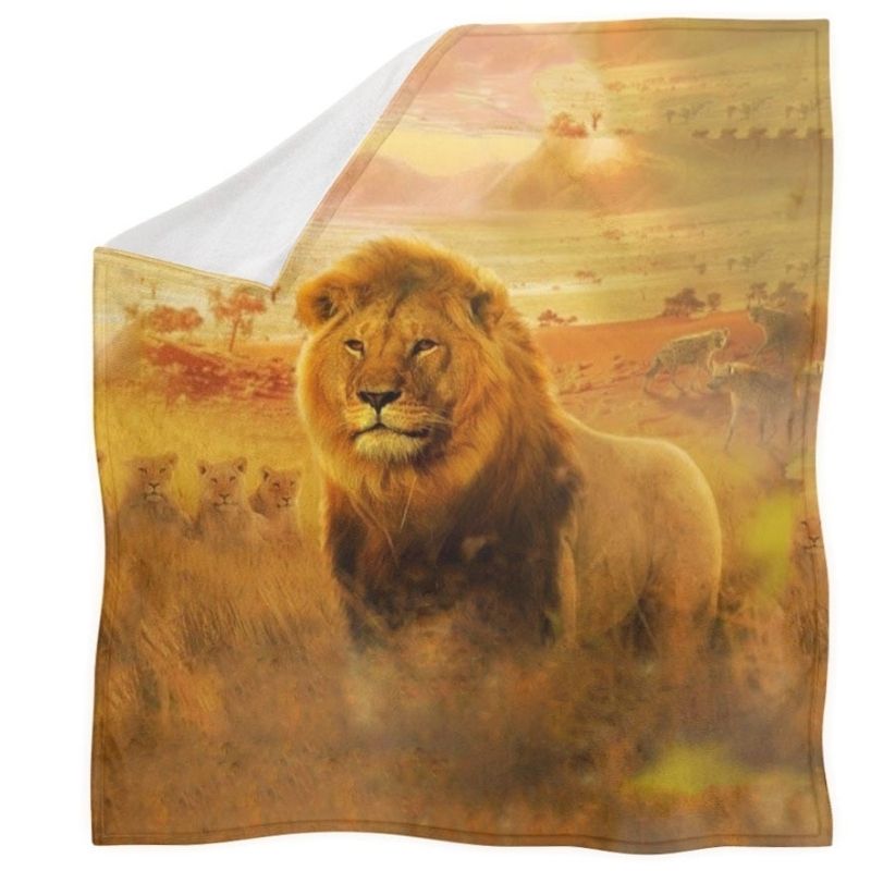 couverture du Roi Lion savane